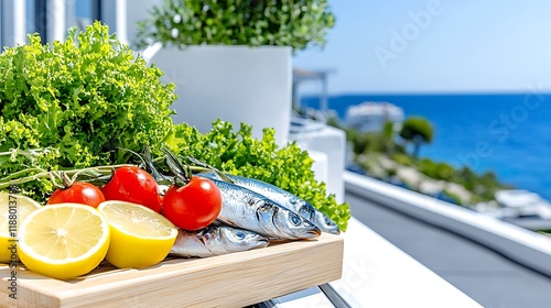 Beachfront seafood feast photo