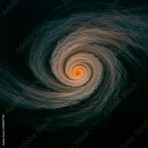 Glowing Abstract Swirl  Energy  Motion  Light Trails  Chaos  Cosmic  Spiral  Vortex  Nebul photo