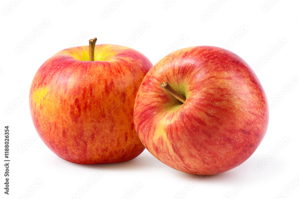 Red apples isolated on white background. Clipping path. Red apples isolated on white background. Clipping path.