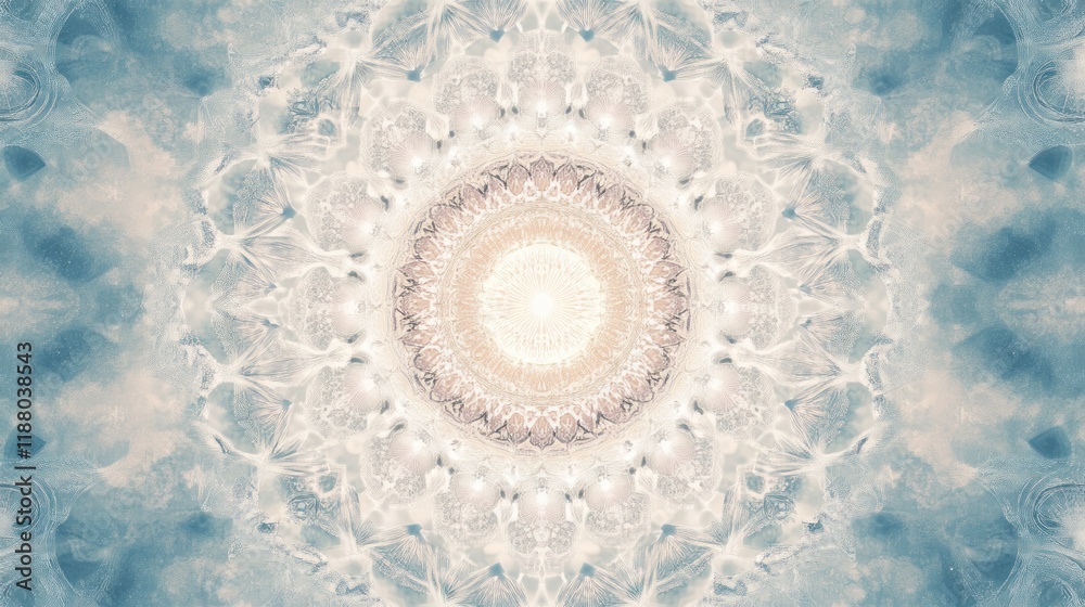 Abstract mandala pattern in pastel colors. Abstract mandala pattern in pastel colors.