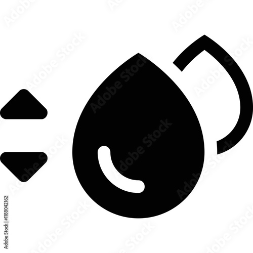 Simple vector icon air humidity