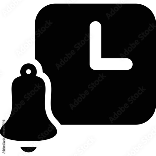 Simple vector icon clock