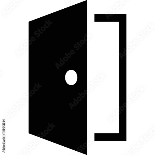 Simple vector icon exit

