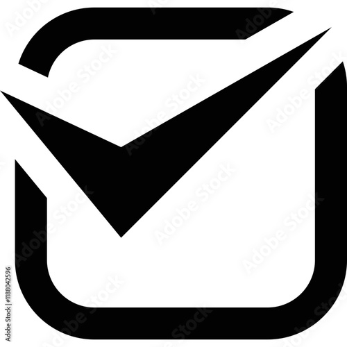 Simple vector icon check mark

