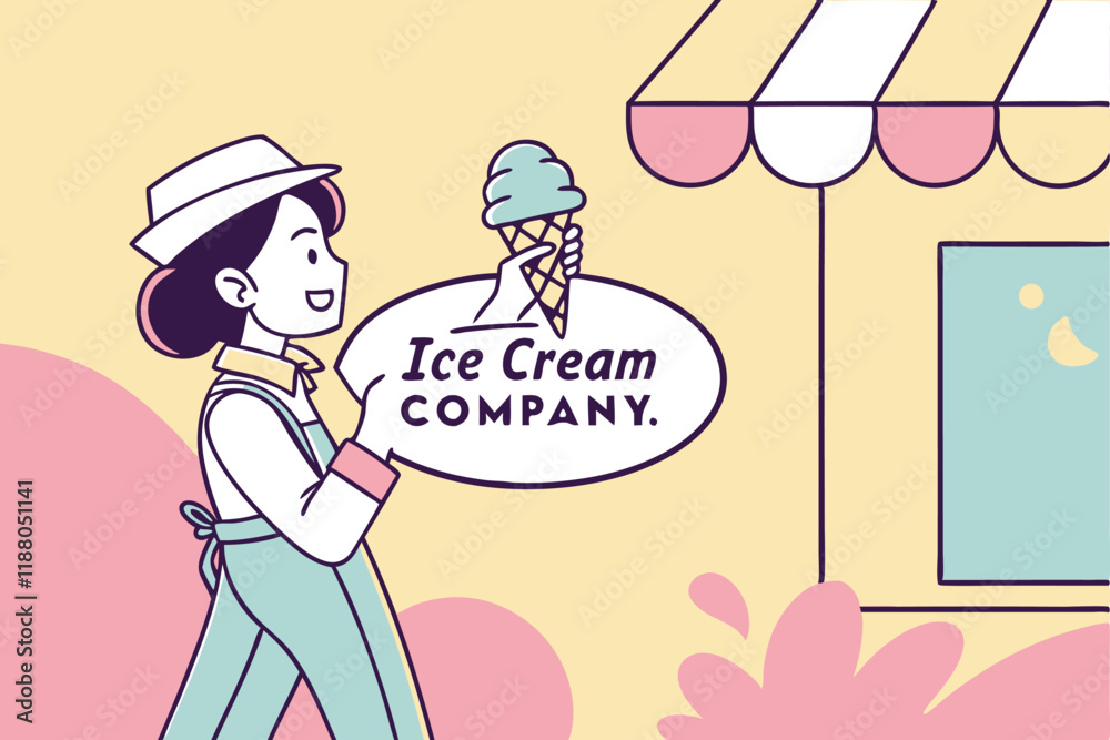 girl with Ice-cream girl with Ice-cream