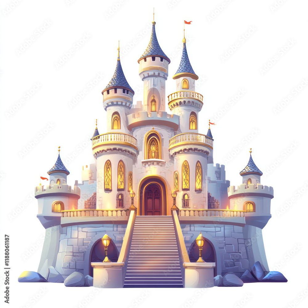 Whimsical Fairy Tale Castle Whimsical Fairy Tale Castle