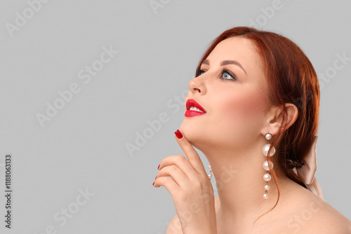 Fashionable young woman in ...