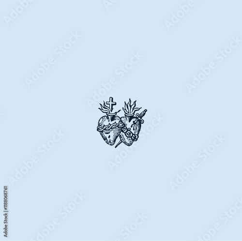 THESE HIGH QUALITY SACRED HEART JESUS VECTOR FOR USING VARIOUS TYPES OF DESIGN WORKS LIKE T-SHIRT, LOGO, TATTOO AND HOME WALL DESIGN