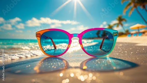 vacation beach summer sunglasses travel, sea, holiday sunglasses, beach, glasses, summer, sun, sea, vacation, sand, holiday, water, sky, travel,