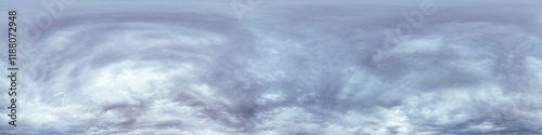 Wallpaper Mural Dark moody rain clouds in dramatic overcast sky. Seamless 360 HDR spherical panorama. Full zenith or sky dome in 3D environment, sky replacement for aerial drone panoramas. Climate and weather change. Torontodigital.ca