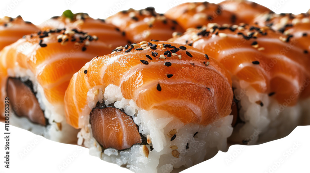 sushi isolated on white background sushi isolated on white background