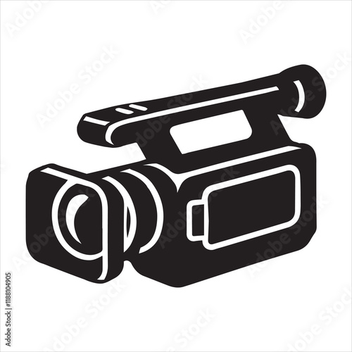Photo Camera silhouette Design, Camera Vector illustration, Cameraman clipart Graphic
