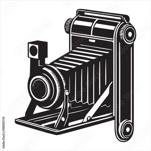 Photo Camera silhouette Design, Camera Vector illustration, Cameraman clipart Graphic
