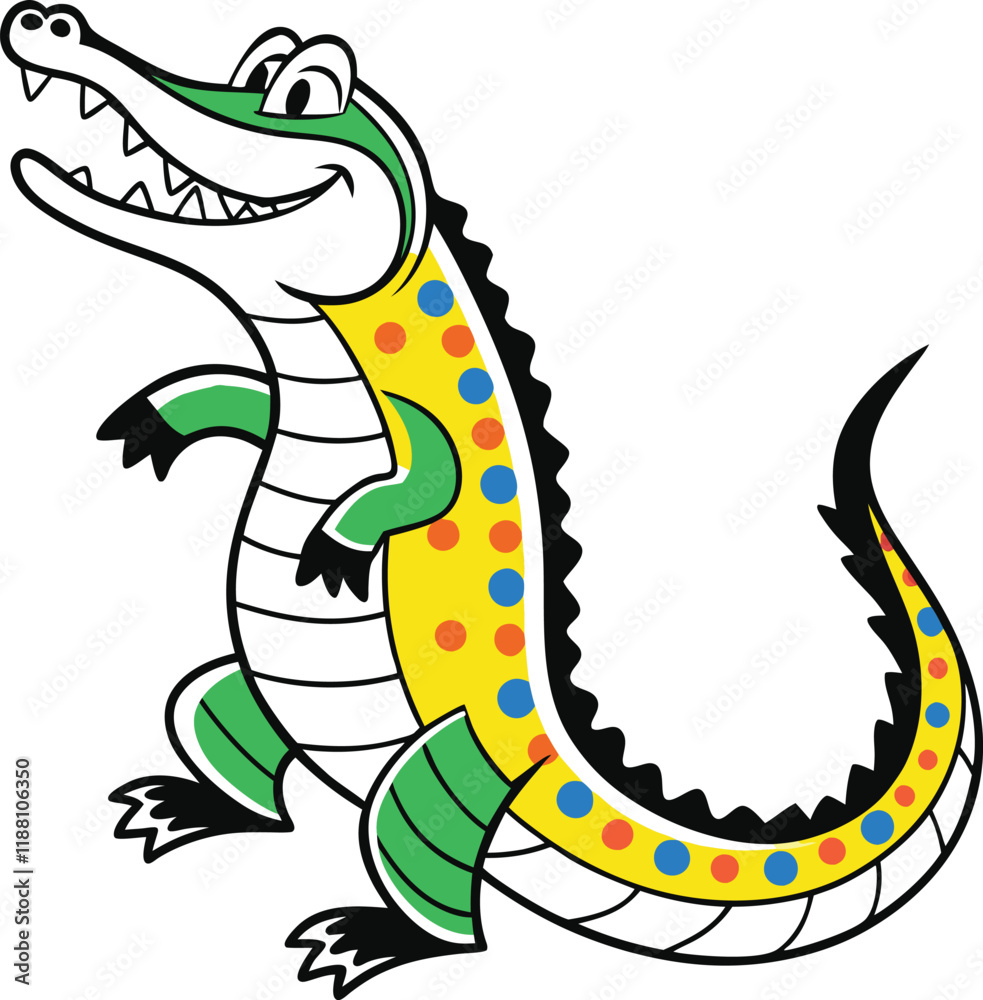 Fototapeta premium Smiling Alligator