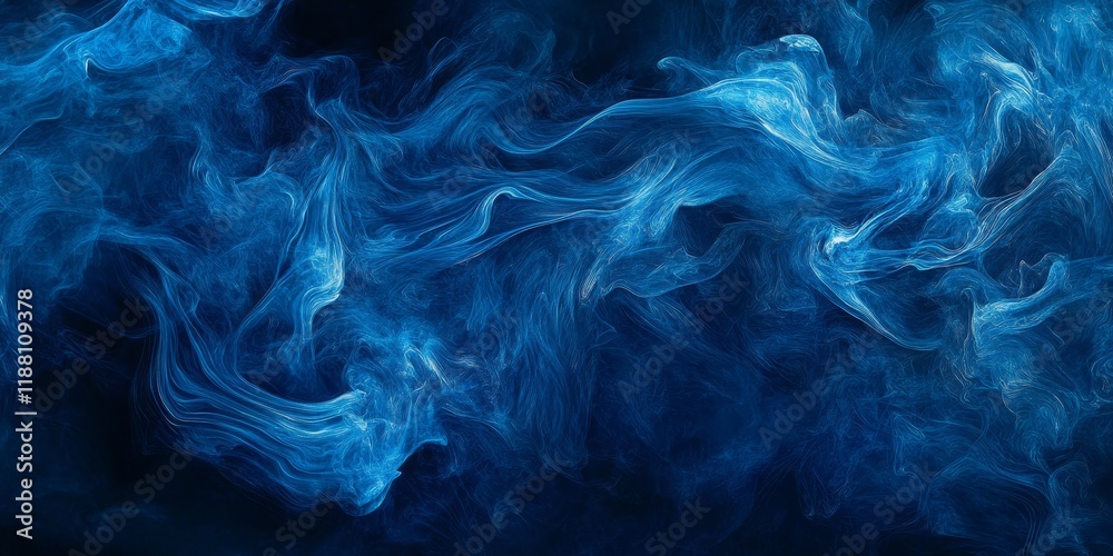 Blue abstract smoke curls gracefully on the left side, creating a captivating plume against a dark backdrop. This blue abstract smoke art invokes a sense of mystery and elegance. Blue abstract smoke curls gracefully on the left side, creating a captivating plume against a dark backdrop. This blue abstract smoke art invokes a sense of mystery and elegance.