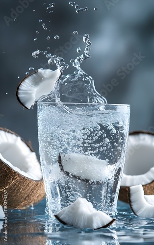 Sports drink enriched with natural ingredients like coconut water and vitamins, designed for health conscious endurance athletes