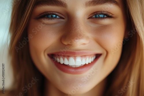 Closeup shot of a beautiful woman smiling heartily  cropped image.