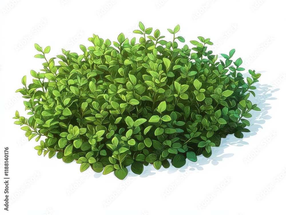 Thyme leaves isolated on white background fresh herbs botanical minimalist style close-up high quality Thyme leaves isolated on white background fresh herbs botanical minimalist style close-up high quality