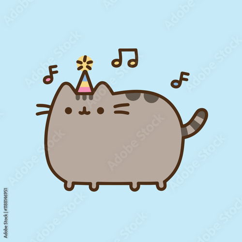 Birthday cat