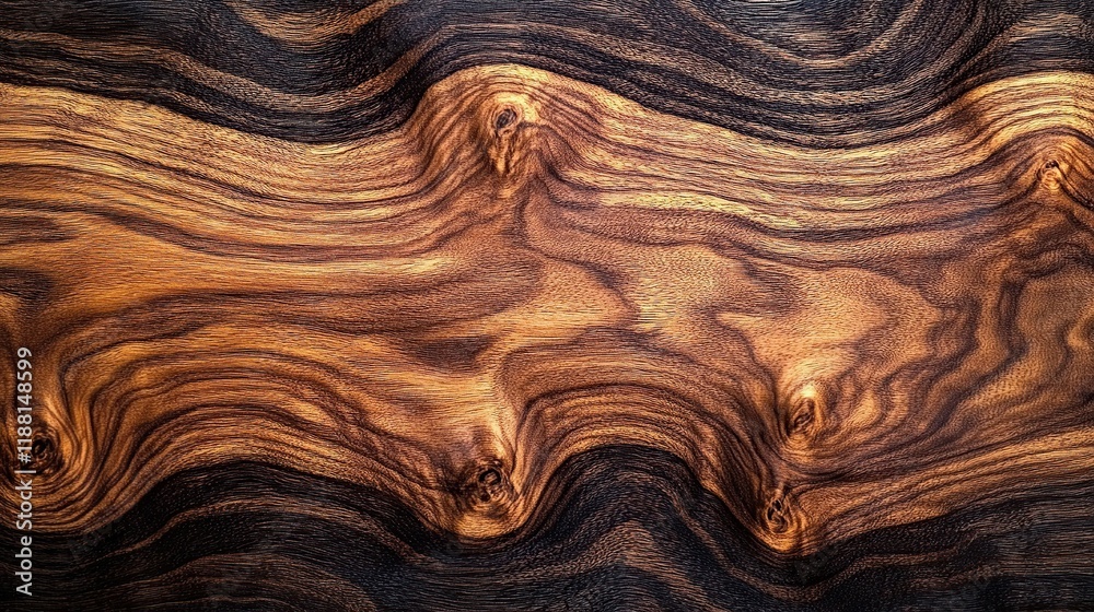 Rich, dark wood grain texture with swirling patterns and deep brown and gold tones. Rich, dark wood grain texture with swirling patterns and deep brown and gold tones.