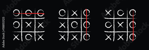 tic tac toe icon sign vector