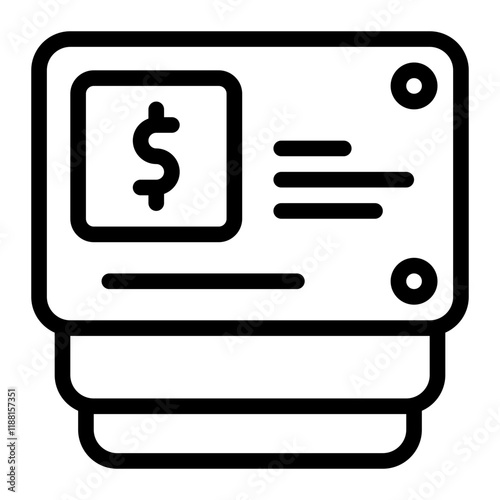 Card Line Icon
