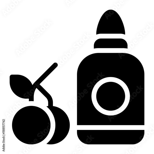 Cherry Juice Solid Icon