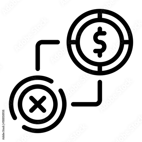 Coin Line Icon