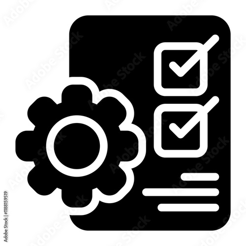 Configuration Solid Icon