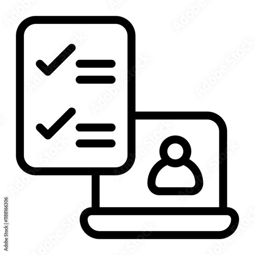 Form Web Line Icon