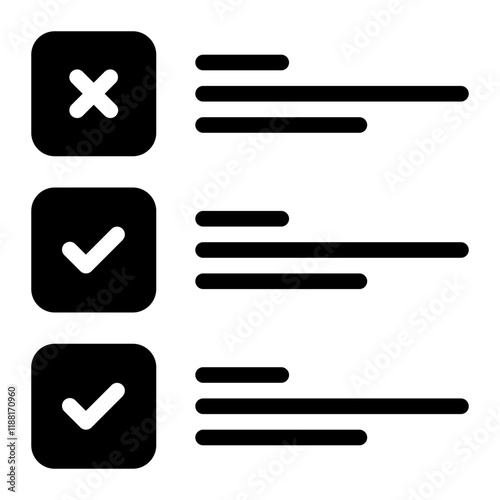 List Solid Icon