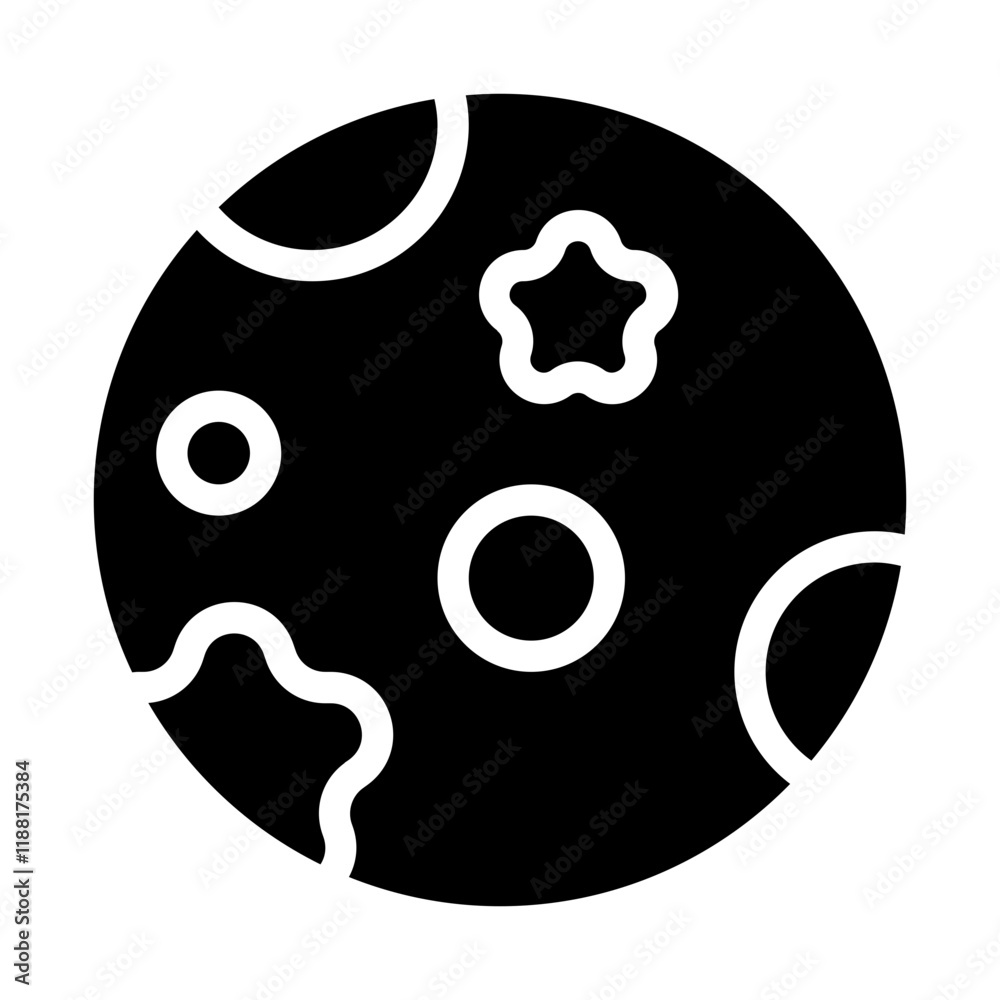 Moon Solid Icon