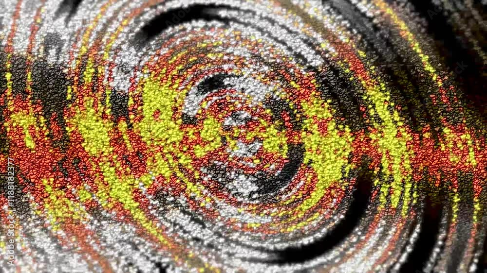 Animation of a Rainbow Tunnel with Small Shimmering Glitter Particles 04. 4K Animation of a Rainbow Tunnel with Small Shimmering Glitter Particles 04. 4K