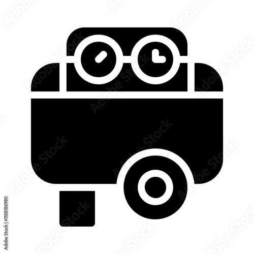 Air compressor icon. Concept of maintenance, repair, and service.