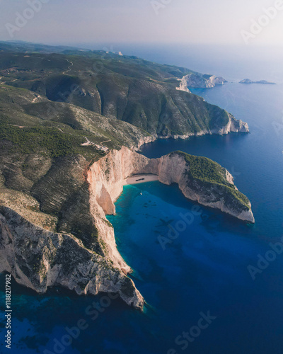 Navagio Beach (Shipwreck Beach) on Zakynthos Island, Greece