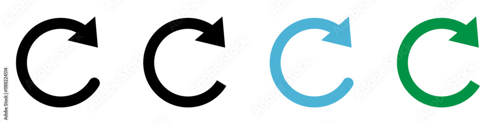 Reload icon set. Replay or reload arrow icon set. Repeat symbol. Reset signs. Refresh symbols. Reload button set. Circle Arrows. Curved Loading Logo. Set of black circular arrows. Reload icon set. Replay or reload arrow icon set. Repeat symbol. Reset signs. Refresh symbols. Reload button set. Circle Arrows. Curved Loading Logo. Set of black circular arrows.
