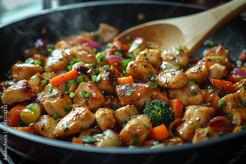 Delicious Thai food - Stir fry 