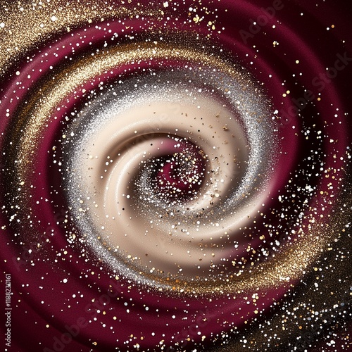 abstract spiral background, generated ai