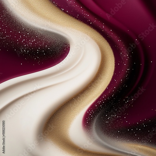 A_swirl_of_sand_particles, generated ai