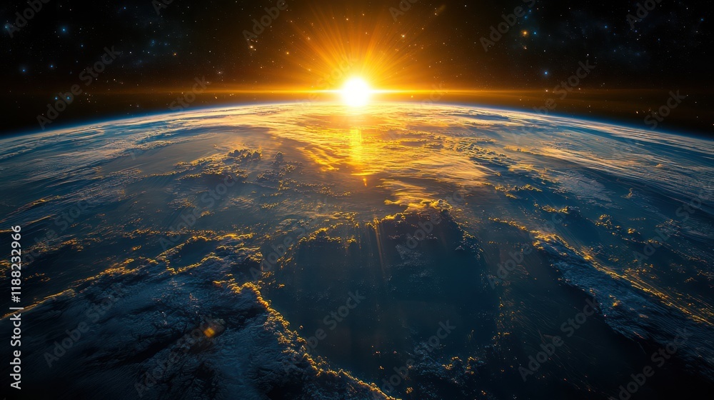Sunrise Earth: A Celestial View of Our Planet Sunrise Earth: A Celestial View of Our Planet