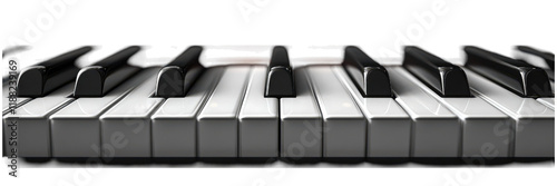 Wallpaper Mural Minimalist Piano Keyboard Design, sleek black and white aesthetic, elegant simplicity, modern art influence, perfect for music-themed decor Torontodigital.ca