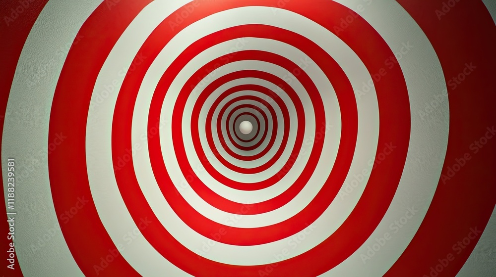 Bright red and white bullseye target, symbolizing focus, precision, and goal-oriented visuals, ideal for marketing campaigns, motivational themes, and personal growth projects Bright red and white bullseye target, symbolizing focus, precision, and goal-oriented visuals, ideal for marketing campaigns, motivational themes, and personal growth projects