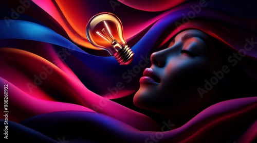 Illuminated Dreams: A Serene Vision of Inspiration