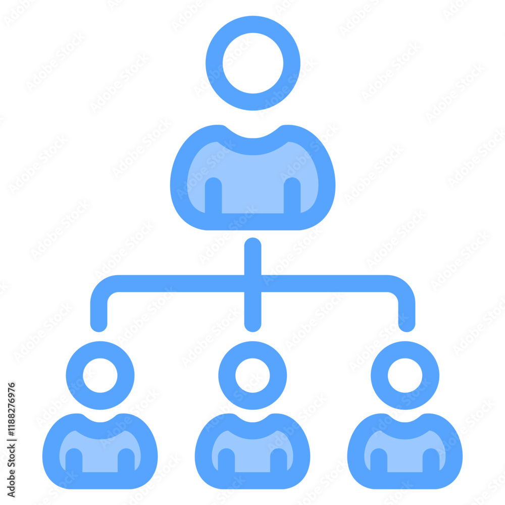 Organization Structure Icon Organization Structure Icon