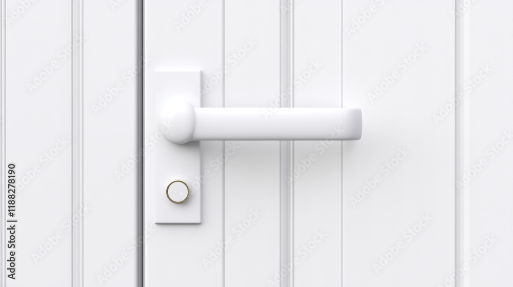 Safety aspects, A high-fidelity 3D model image of a childproof safety lock, showcasing its installation and design details. Safety aspects, A high-fidelity 3D model image of a childproof safety lock, showcasing its installation and design details.
