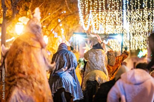 Parade of the Three Wise Men, Llucmajor, Mallorca, Balearic Islands, Spain