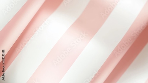 Obraz na płótnie Abstract Pink and White Striped Fabric Texture Background Elegant Soft Pastel Diagonal Stripes w salonie