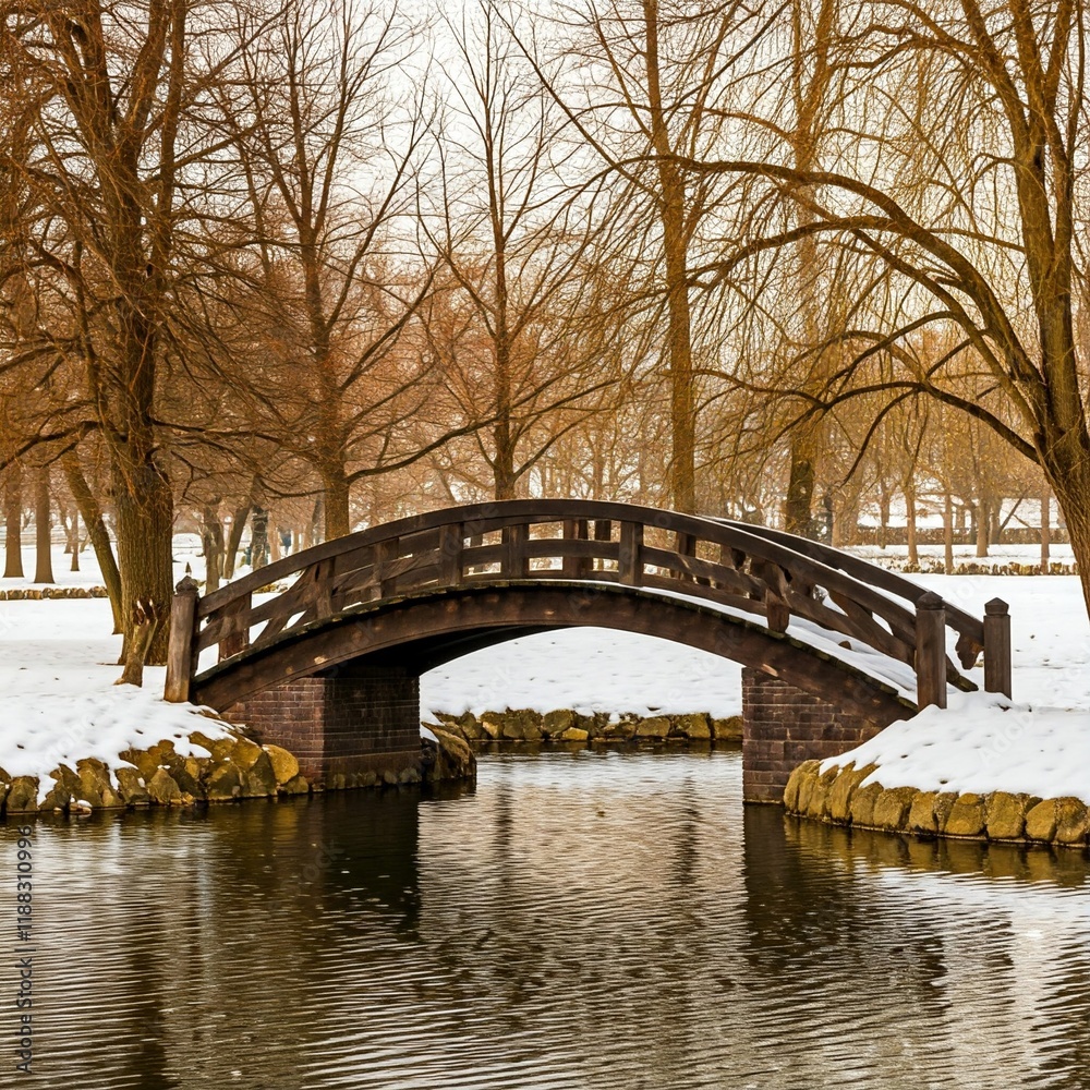 Fototapeta premium bridge over the river