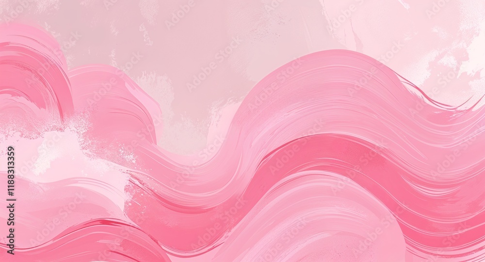 Light pink brushstrokes blended into soft pastel hues creating a smooth and relaxing atmosphere in pink illustration background Light pink brushstrokes blended into soft pastel hues creating a smooth and relaxing atmosphere in pink illustration background