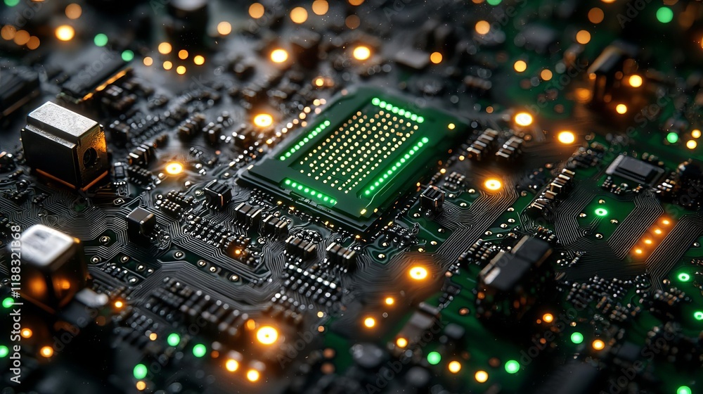 Glowing Circuit Board: Digital Heart Glowing Circuit Board: Digital Heart